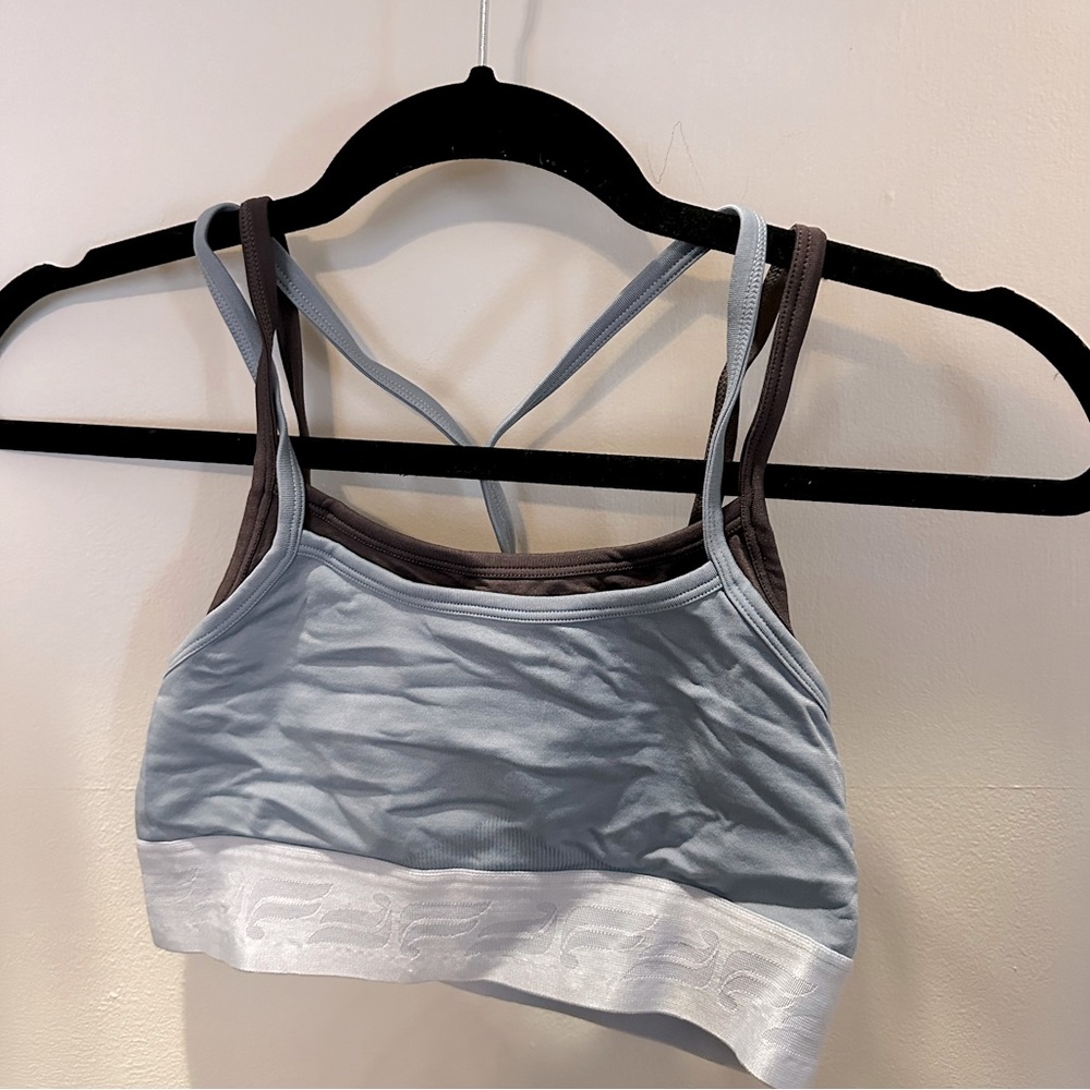 Fabletics Baby Blue Racerback sports bra